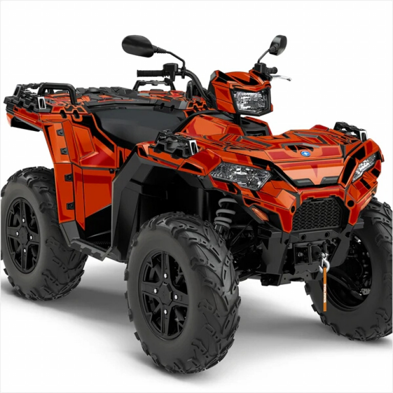 Simple Orange XL Version für Polaris Sportsman 850/XP 1000/ XP 1000-S