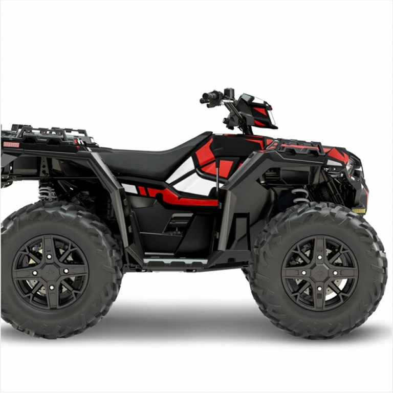 Simple Schwarz-Rot M Version für Polaris Sportsman 850/XP 1000/ XP 1000-S