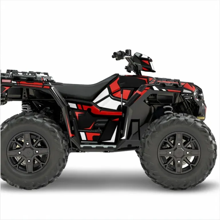 Simple Black-Red XL Version for Polaris Sportsman 850/XP 1000/ XP 1000-S