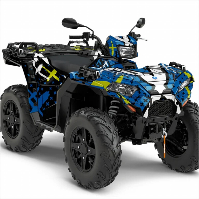 X-Design Blue-Yellow XL Version for Polaris Sportsman 850/XP 1000/ XP 1000-S