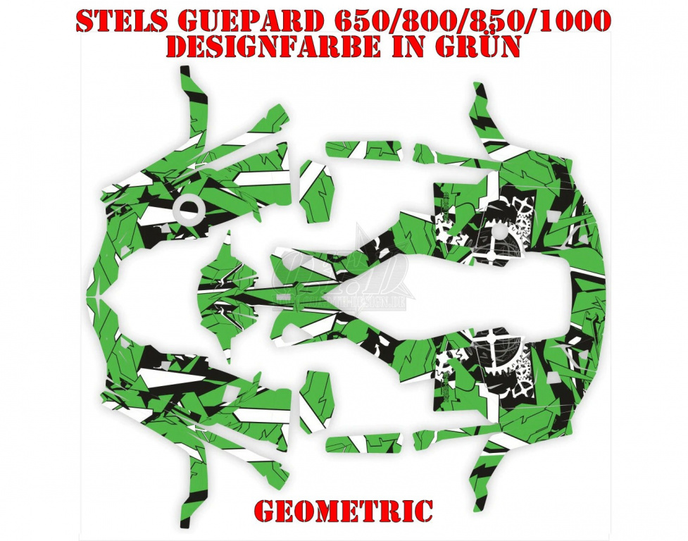 Geometric Green for Stels Guepard 650/800/850/1000