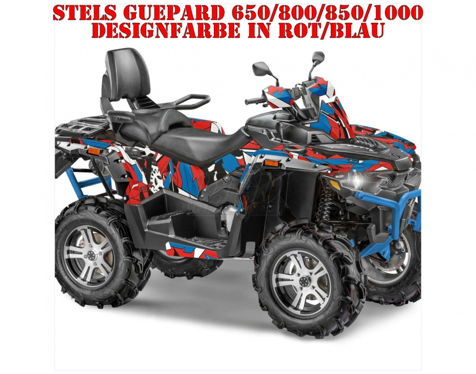 Geometric Red-Blue for Stels Guepard 650/800/850/1000