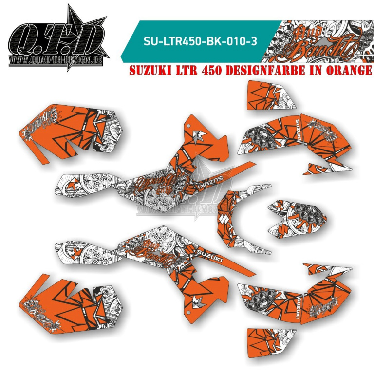 Mud Bandit Orange für Suzuki LTR 450