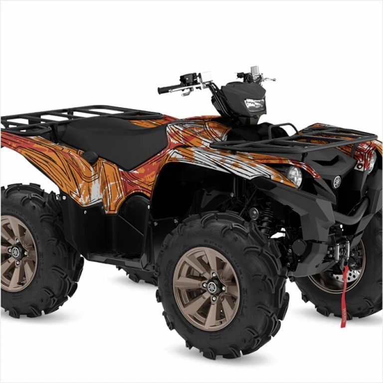 Shaded Orange M Version für Yamaha Grizzly ﻿700 2016+