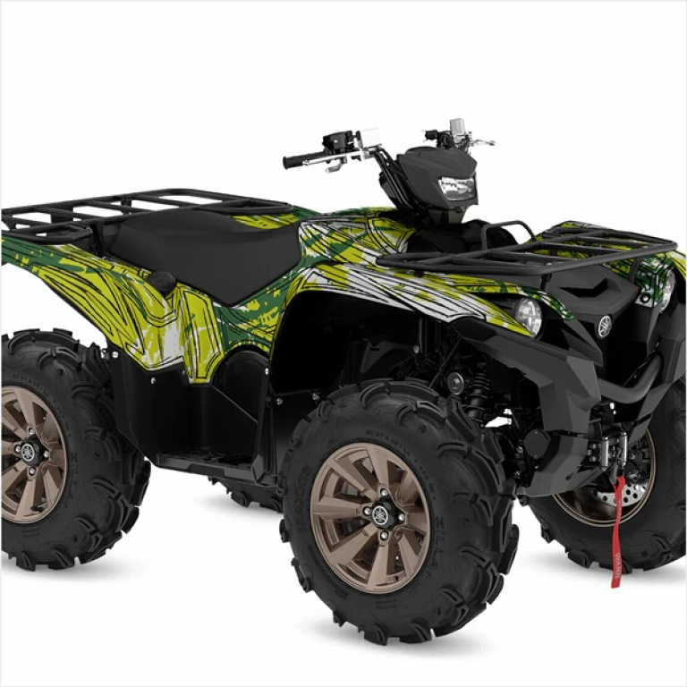 Shaded Gelb-Grün M Version für Yamaha Grizzly ﻿700 2016+