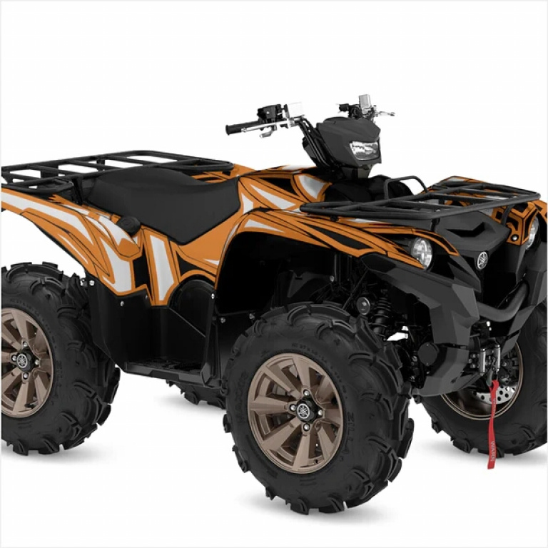 Simple Orange M Version für Yamaha Grizzly ﻿700 2016+