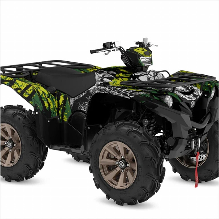 Symbiote Gelb-Grün XL Version für Yamaha Grizzly ﻿700 2016+