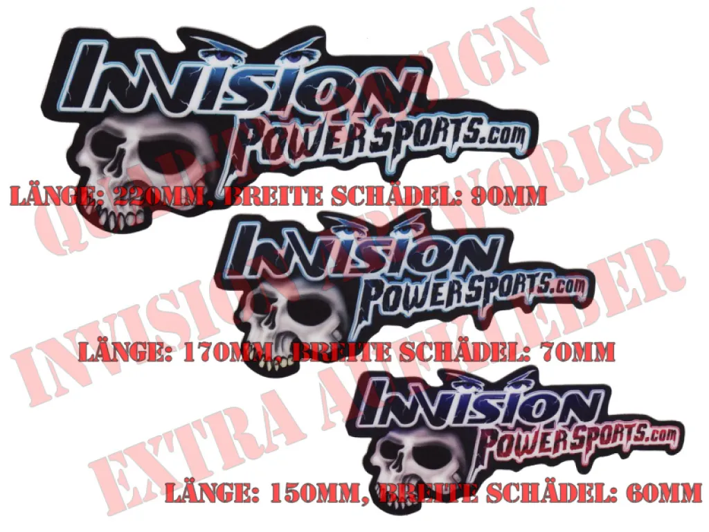 Invision Powersports Logo sticker