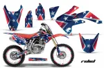 Rebel mit Nummernfelder für Honda CRF150R 2007-2016