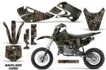 Backland Camo mit Nummernfeldern für die Kawasaki KX65 2002-2018