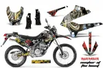 Iron Maiden - Number of the beast mit Nummernfeldern für die Kawasaki KLX250 2008-2018