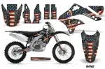 World War 2 ohne Nummernfeldern für Kawasaki KX450F 2006-2008