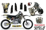 Iron Maiden - Number of the beast mit Nummernfeldern für Kawasaki KX500 1988-2004