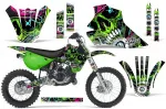 Frenzy Grün ohne Nummernfeldern für Kawasaki KX80/KX100 1995-1997