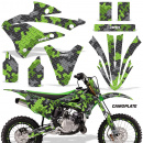 1. AMR graphic kits for Kawasaki KX85/112 2022-2024