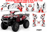 1. AMR graphic kits for Kawasaki Brute Force KVF 650i 4x4 2006-2012