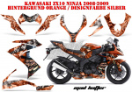 Mad Hatter graphic kit for Kawasaki ZX10 Ninja Sport 2008-2009