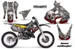 Bone Collector Silber mit Nummernfeldern für Suzuki RM 125 1999-2000