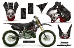 Bone Collector Schwarz mit Nummernfeldern für Suzuki RM 250 1996-1998