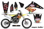 Vegas Baller Schwarz ohne Nummernfeldern für Suzuki RMZ 250 2004-2006