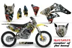 Iron Maiden - Number of the beast mit Nummernfeldern für Suzuki RMZ 250 2007-2009