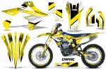 Empire Gelb mit Nummernfeldern für Suzuki RMZ 450 2018-2025