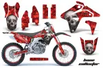 Bone Collector Rot ohne Nummernfeldern für Suzuki RMZ 450 2007