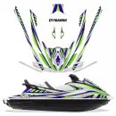 Dynamik Background = Blue, Design color = Green for Yamaha VX Cruiser/VX Deluxe 2015-2020
