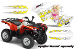 Motorhead-Mandy Weiß für Yamaha Grizzly 700/550 2007-2014