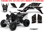 Reaper Schwarz für Yamaha YFZ 450 2004-2008 & 2012-2014