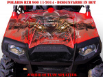 Zombie Outlaw Splatter für Polaris RZR 900XP - 2011-2014