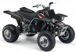 War Machine Hintergrund = Schwarz, Designfarbe = Grau für Yamaha Banshee YFZ 350