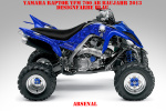 Arsenal Blau für Yamaha Raptor YFM 700 R up 2013+
