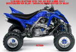 Nitro Blau, Feuerfarbe = Dekorfarbe für Yamaha Raptor YFM 700 R up 2013+
