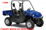 Camo Blue for Yamaha Rhino 450/660/700