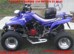Ride the Lightning Blau für Yamaha Warrior YFM 350