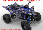 Zombie Outlaw Splatter Blau für Yamaha YFZ 450R up 2014+