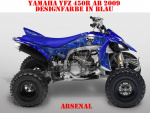 Arsenal Blau für Yamaha YFZ 450R 2009-2013