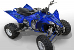 Nitro Blau, Feuerfarbe = Dekorfarbe für Yamaha YFZ 450R up 2014+