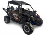 Joker Design color = Black, Joker color = Red-White for Yamaha YXZ 1000R