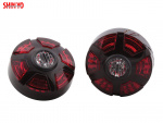 SHIN YO ATV 3in1 LED Rück-, Bremslicht & Blinker Modul ECE R6/R7 Paar