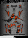 SO14778 print on base material holo foil for the Yamaha Raptor YFM 700R 2013+
