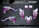 SO15625 auf Chrome Folie gedruckt für Yamaha YFZ 450R 2009-2013