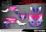 Beispiel Bild für die Farben, SO4032 für Yamaha YFZ 450 2004-2008 & 2012-2014