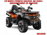 Shaded for CF-Moto CForce 600-625 S/L up 2020+