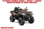 Destination for CF-Moto CForce 800/820/850/1000 XC/DLX up 2018+