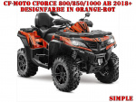 Simple for CF-Moto CForce 800/820/850/1000 XC/DLX up 2018+