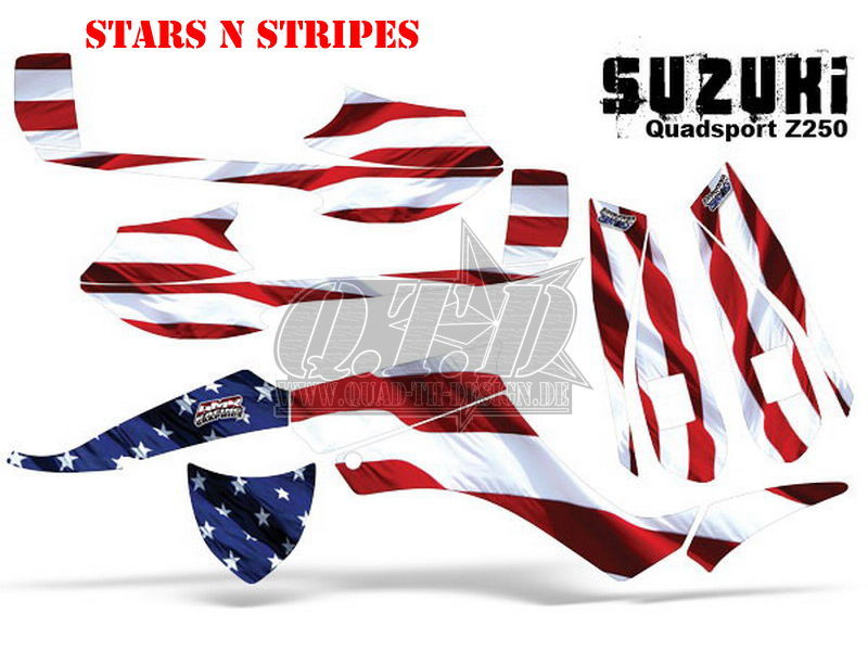 Stars N Stripes für Suzuki Quads