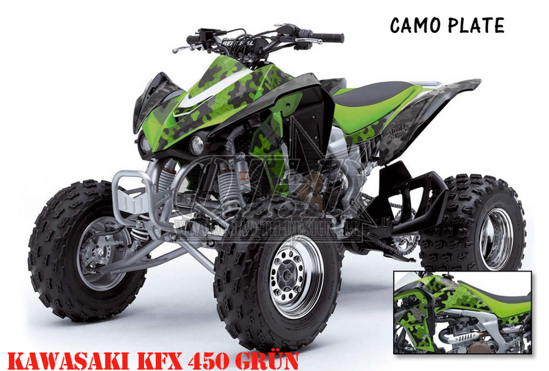 Camoplate für Kawasaki Quads