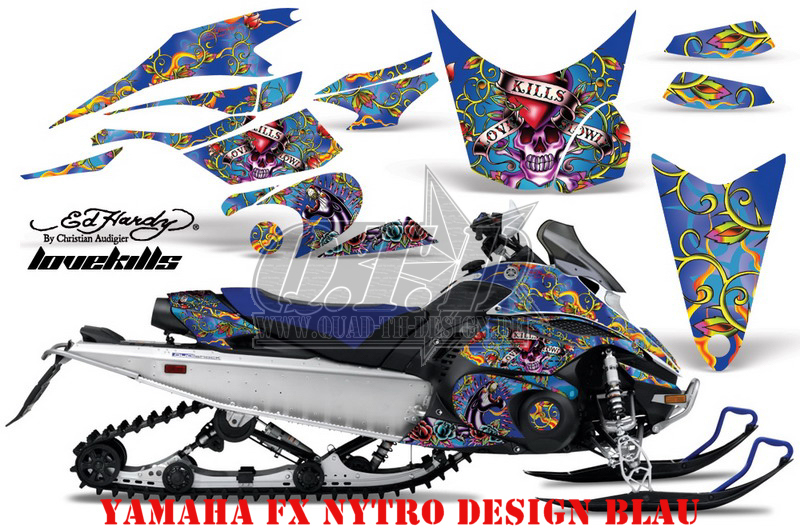 3. Ed-Hardy Designs für Yamaha Schneemobile